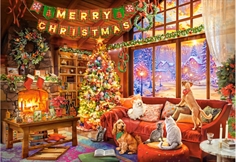 Christmas Evening with Pets