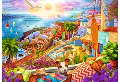 Besök Santorini