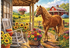 Horse on the Farm