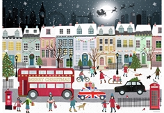 Londons julstämning