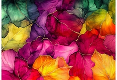 Fall Leaves Abstract