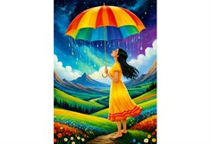 Rainbow Umbrella