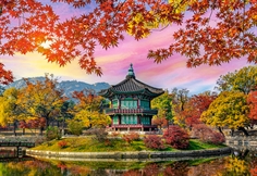 Gyeongbokgung-palatset, Seoul, Sydkorea