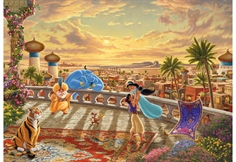 Disney Jasmine dansar i ökensolljuset