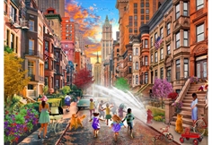 Varma sommardagar i New York