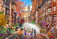 Varma sommardagar i New York